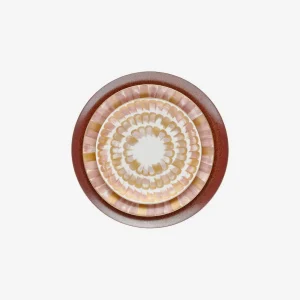 Dahlia Dessert Plate Rose