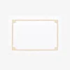 Daisy Chain Hemstitch Gold Placemat