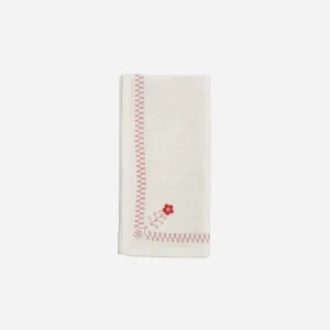Daisy Napkin Red