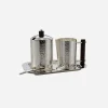 Ebony Silver Plated Breakfast Set
