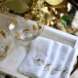 Enchanted Garden Tea Napkin - Set of 4