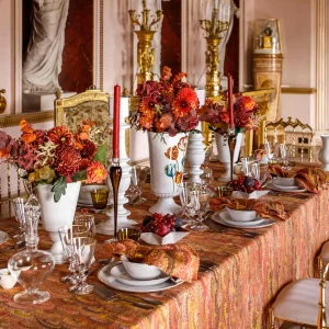 Fan Marble Tablecloth
