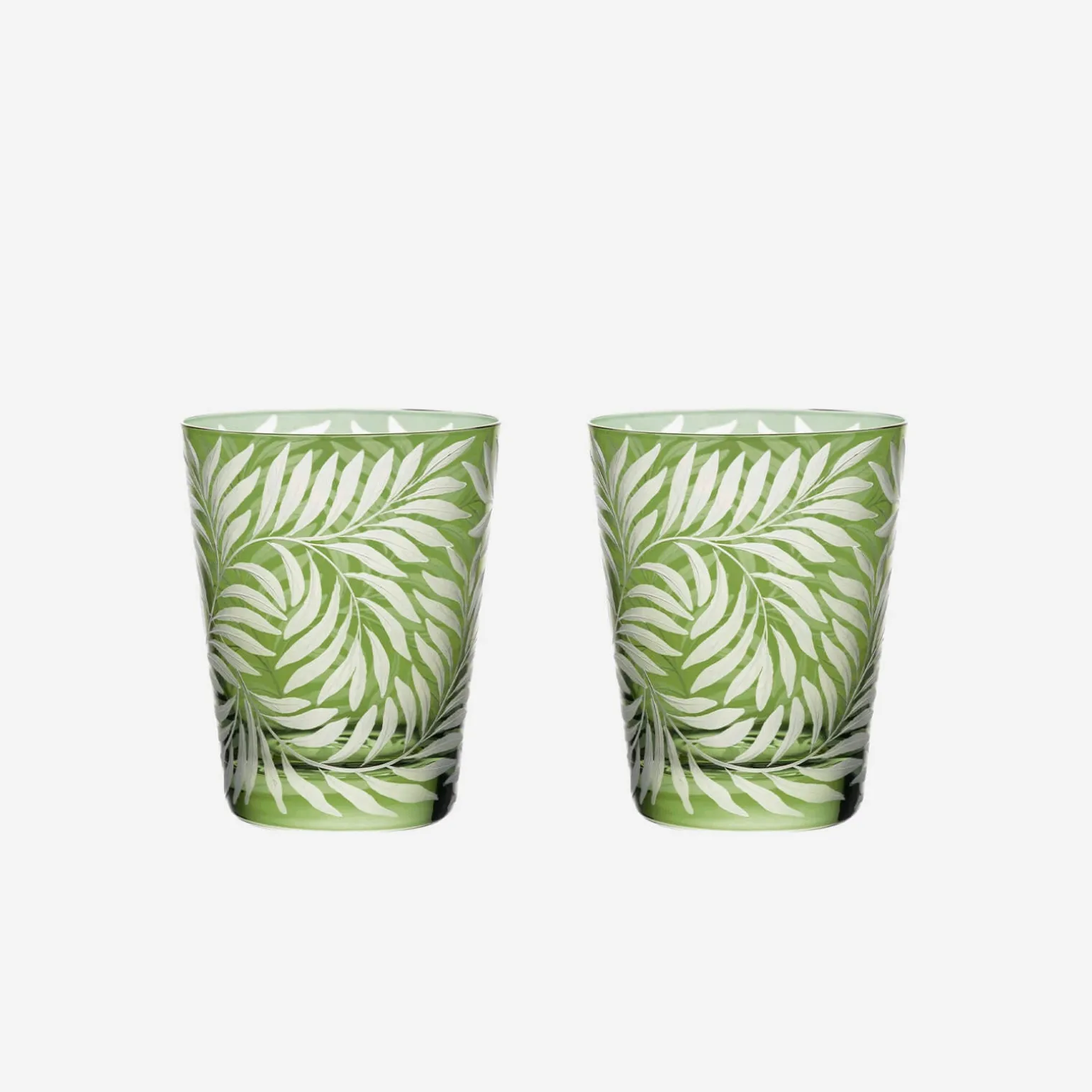 fern_medium_tumbler_green_0.webp Fern Medium Tumbler Green - Set of 2