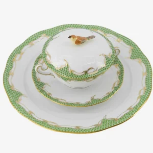 Fish Scale Bouillon Cup & Saucer