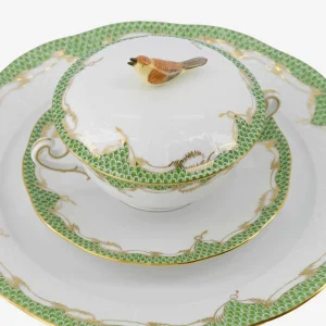 Fish Scale Bouillon Cup & Saucer