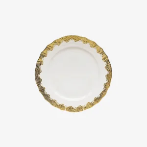 Fish Scale Gold Charger Plate