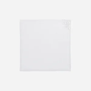 Florence White Lace Corner Napkin