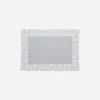 Florence White Lace Trim Placemat
