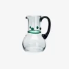Forest Green Rosettes Pitcher