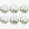 Foret Bird Dessert Plate - Set of 6