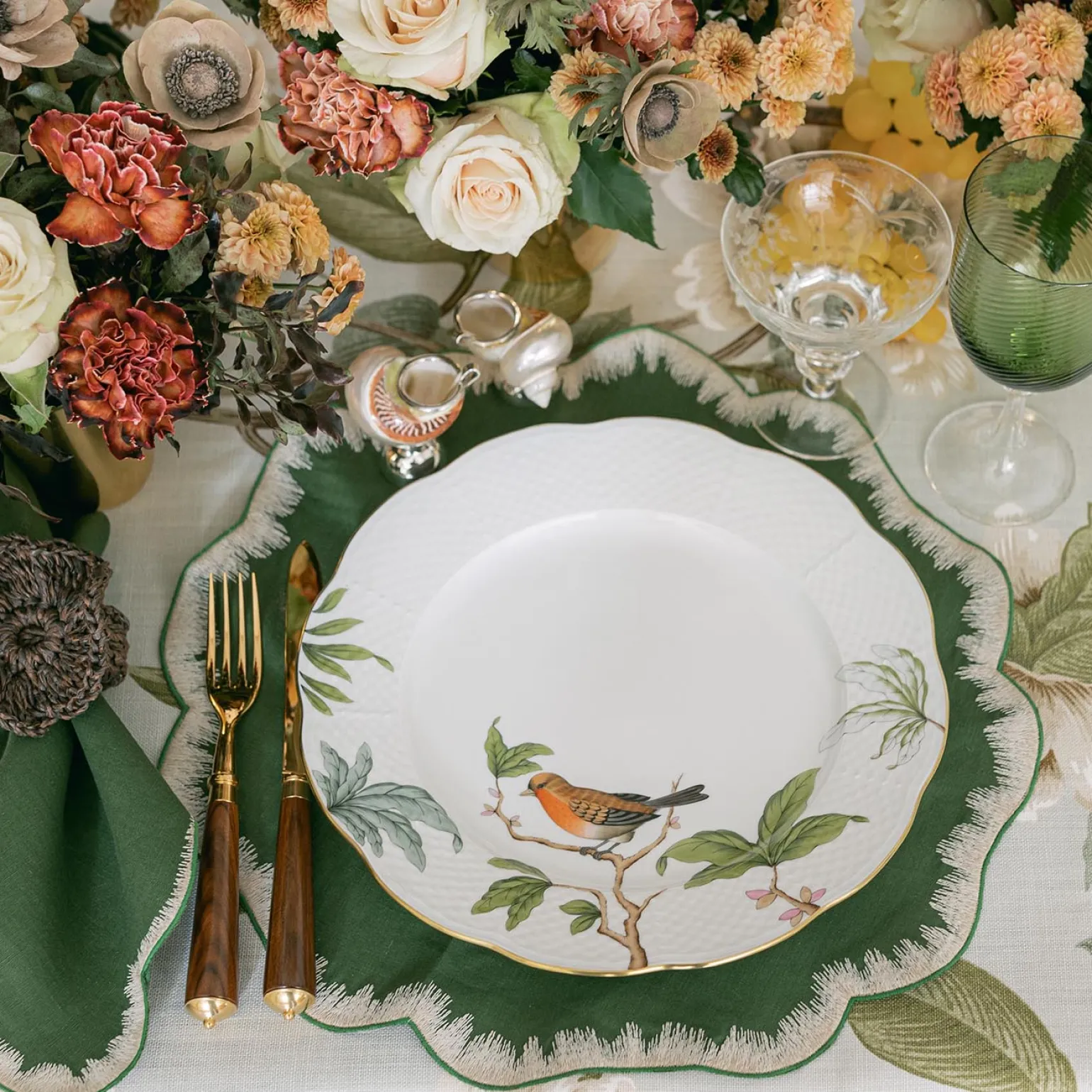 foret_bird_dinner_plate___1.webp Foret Bird Dinner Plate - Set of 6