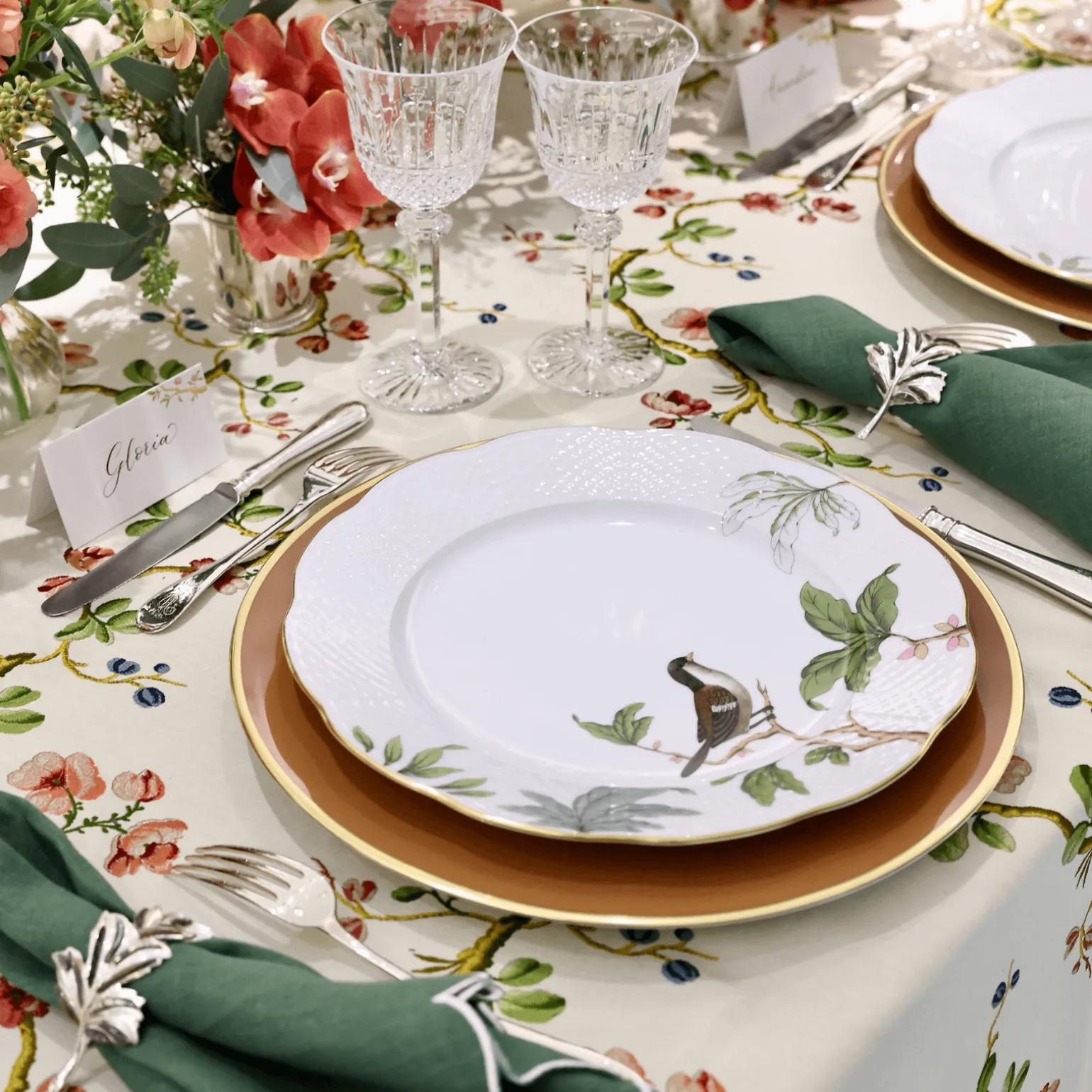 foret_bird_dinner_plate___2.webp Foret Bird Dinner Plate - Set of 6
