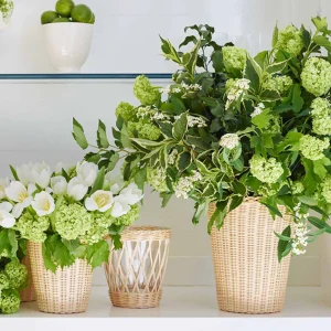 Freya Wicker Vase - Small