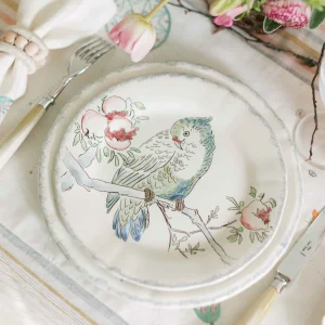 Grands Oiseaux Cockatoo Dessert Plate