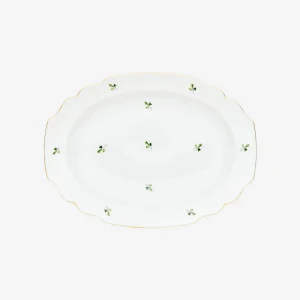 Grape Leaves Oval Platter - Small