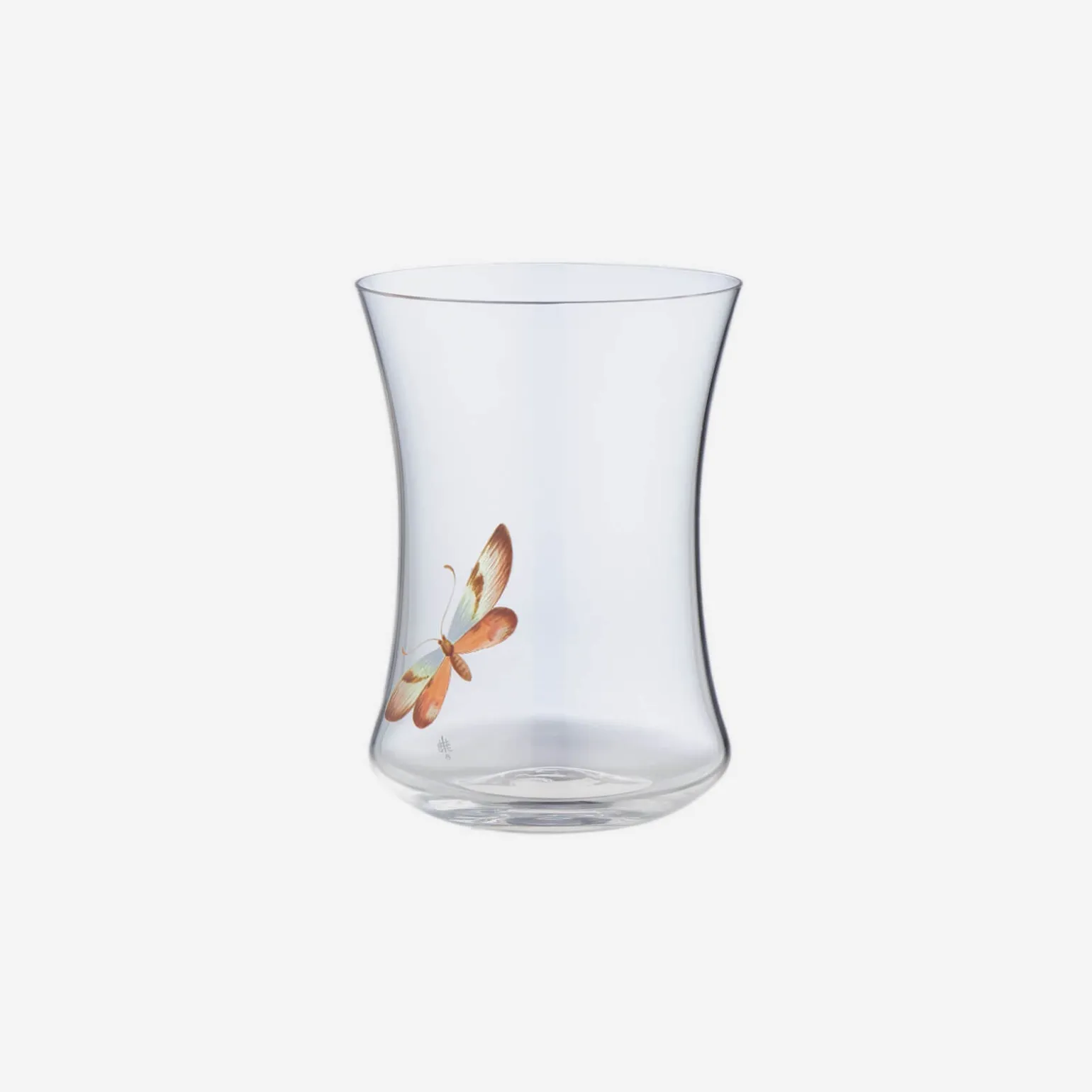 handpainted_butterfly_tal_2.webp Hand-Painted Butterfly Tall Concave Tumbler - 1 Butterfly