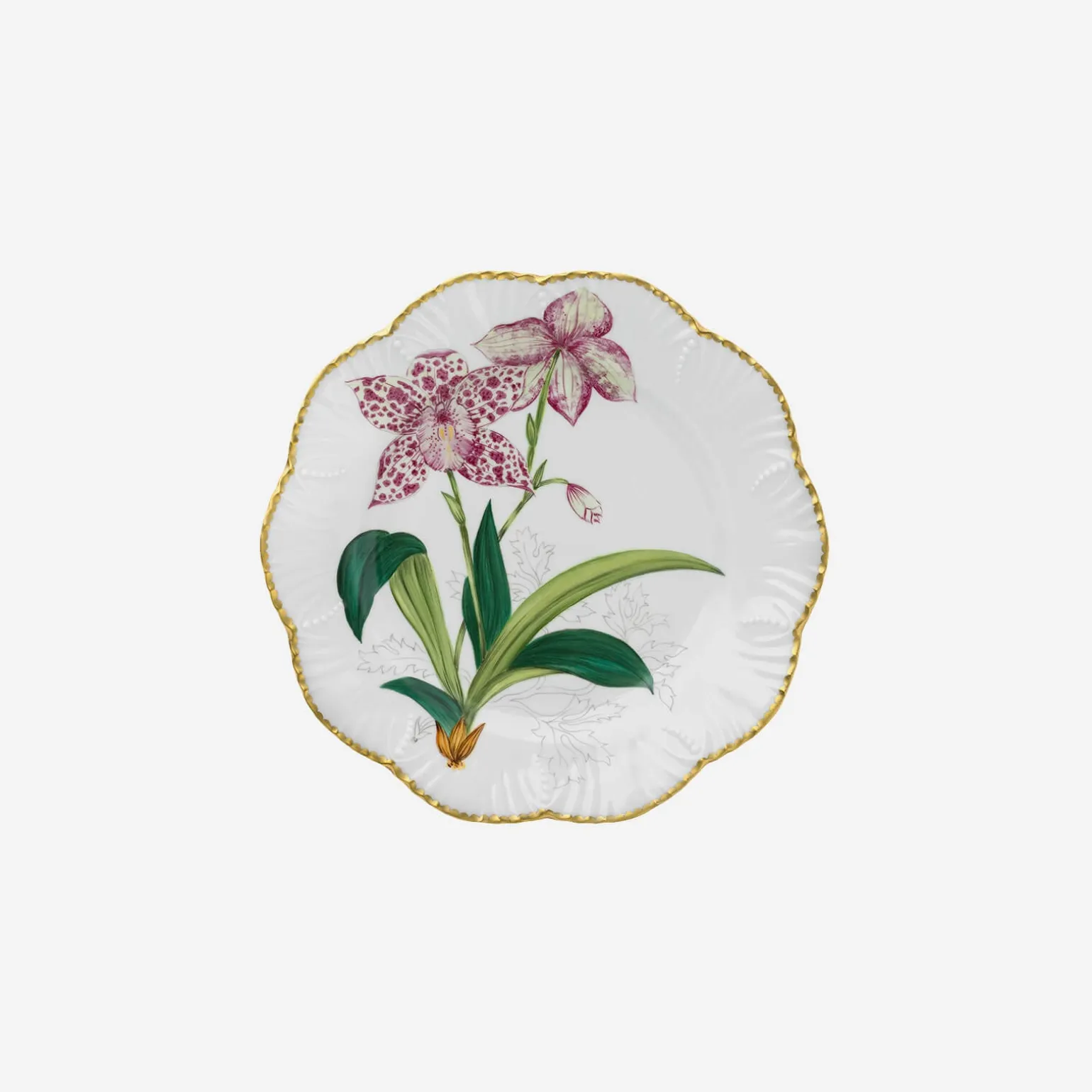histoires_dorchides_desse_3.webp Histoires d'Orchidées Dessert Plates - Set of 6