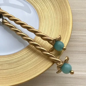Hémisphère Gold Dinner Plate