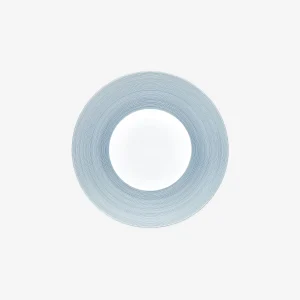 Hémisphère Metallic Blue Dessert Plate