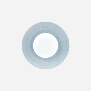 Hémisphère Metallic Blue Dinner Plate