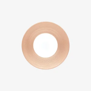 Hémisphère Metallic Pink Dessert Plate