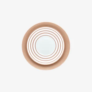 Hémisphère Metallic Pink Dessert Plate