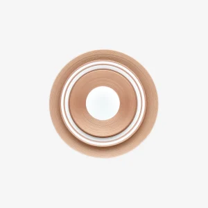 Hémisphère Metallic Pink Striped Dinner Plate
