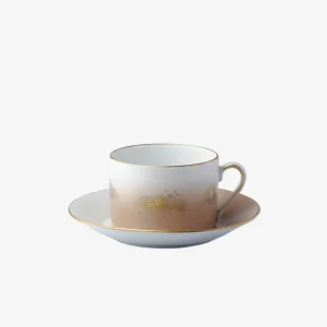 Horizon Teacup & Saucer Blush