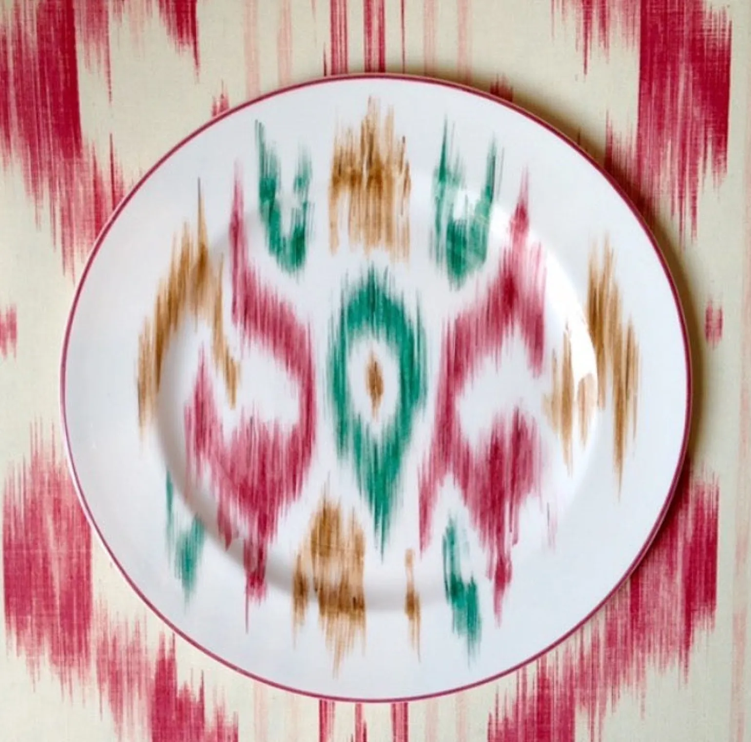 ikat_dinner_plate__set_of_3.webp Ikat Dinner Plate - Set of 6