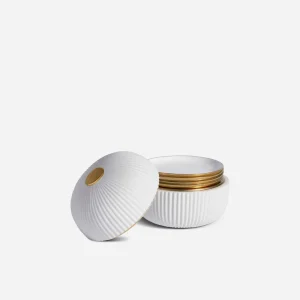 Ionic Box & Set of Four Plates