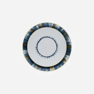 Iris Dessert Plate Moss