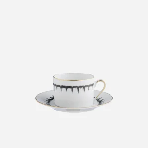 Iris Tea Cup & Saucer Moss