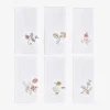 Jacobean Flowers Dinner Napkin Style I - Set of 6