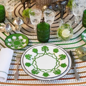 Jaipur Soup Plate Green