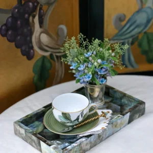 Jardins d’Udaipur Teacup & Saucer - Set of 4