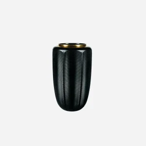 Jet Black Large Vase