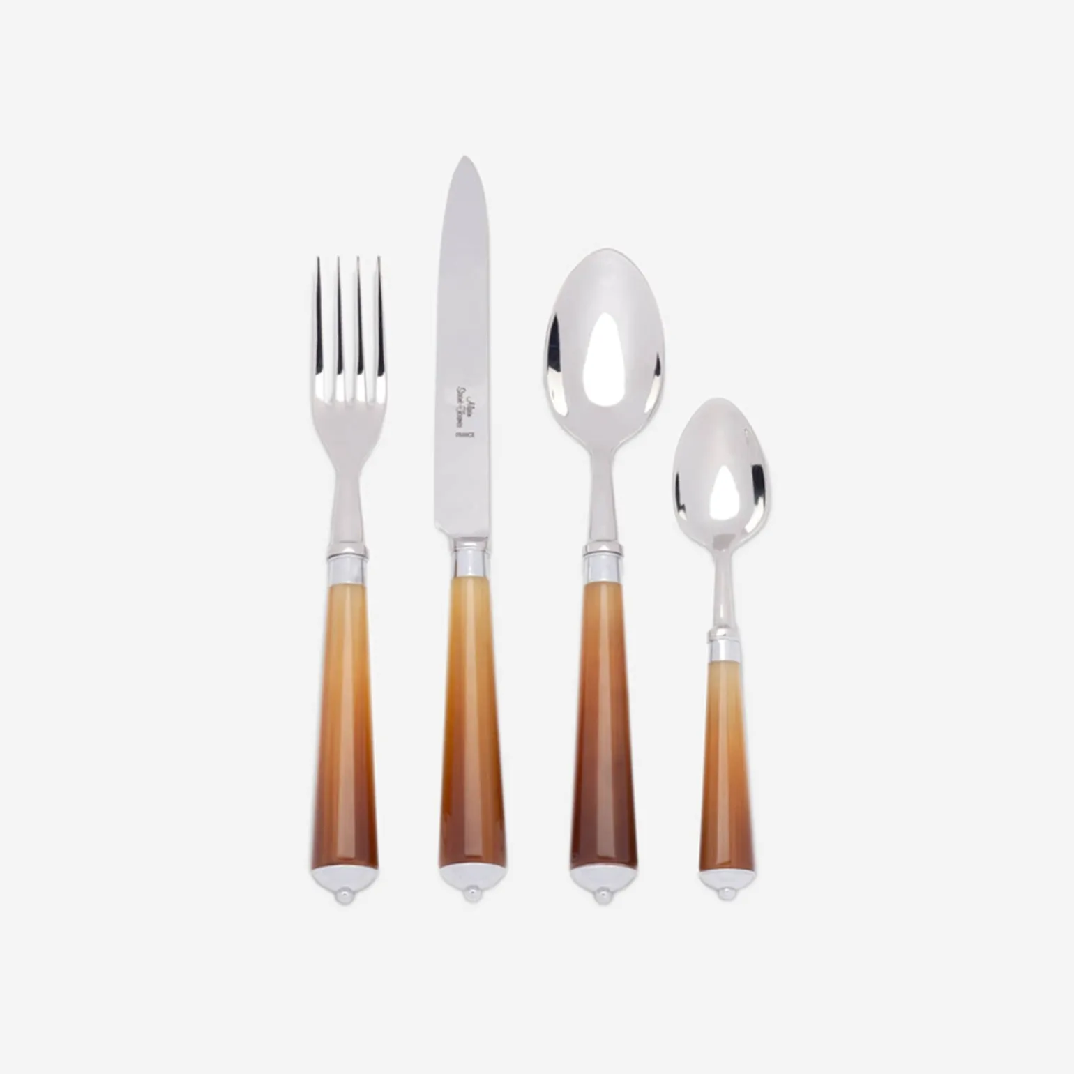 julia_dark_horn_piece_cut_0.webp Julia Dark Horn 4-Piece Cutlery Set