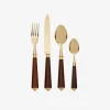 Julia Rosewood 4-Piece Cutlery Set
