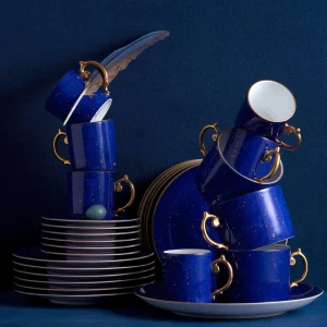 Lapis Espresso Cup and Saucer - Set of 6