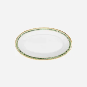 Leafed Edge Oval Serving Platter Large