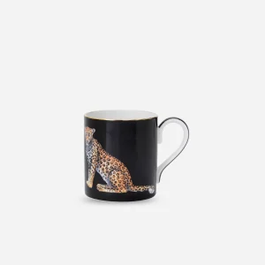 Leopard Mug On Black