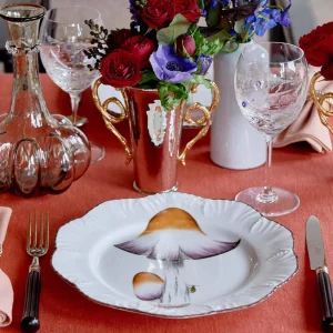 Les Champignons Dessert Plates - Set of 6