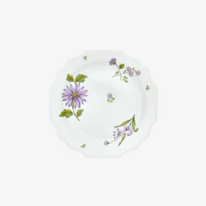 Lilac Floral Bouquets Dinner Plate - Dahlia