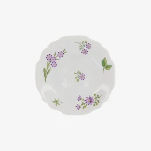 Lilac Floral Bouquets Espresso Cup & Saucer - Dahlia