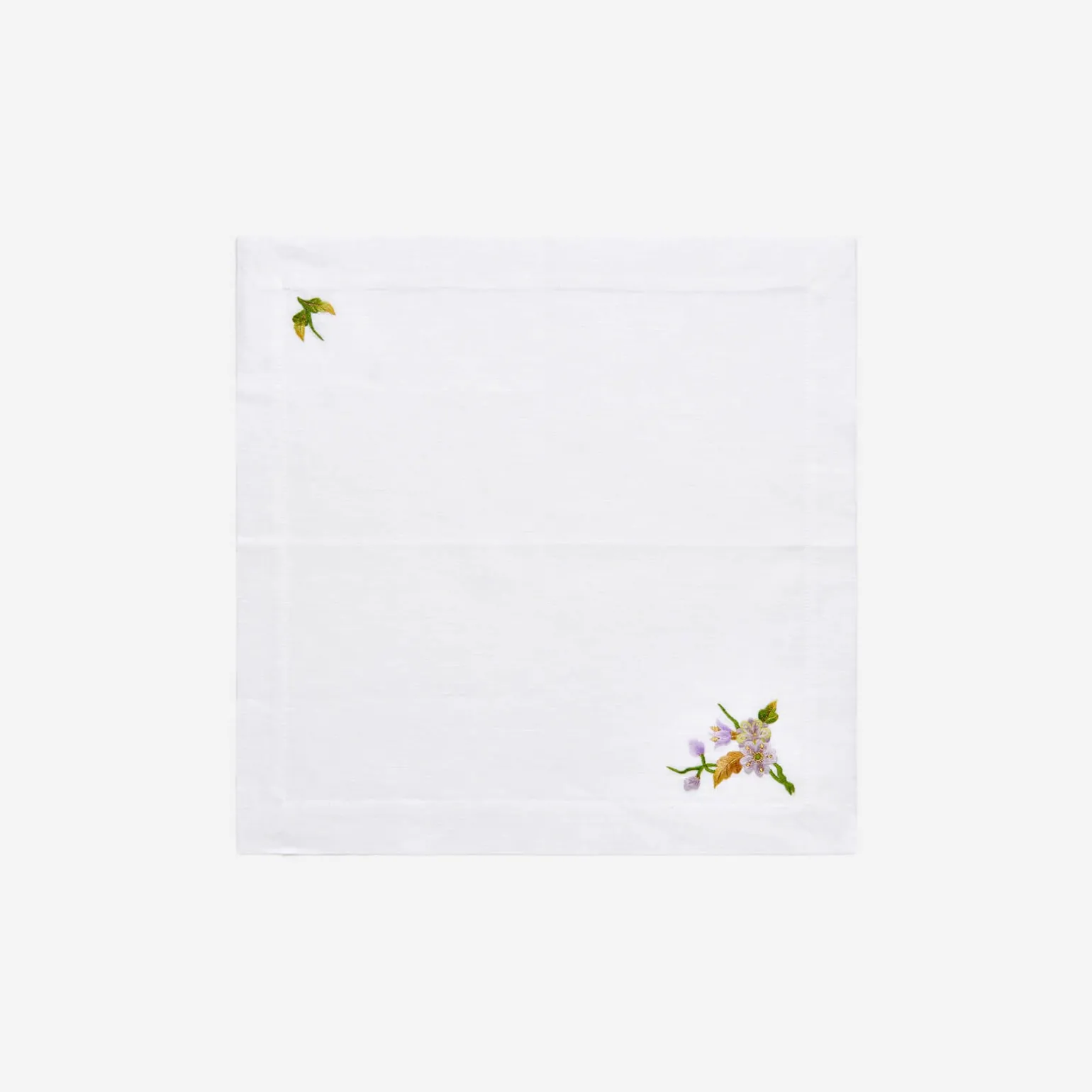 lilac_flower__butterfly_t_5.webp Lilac Flower & Butterfly Tea Napkin - Set of 2