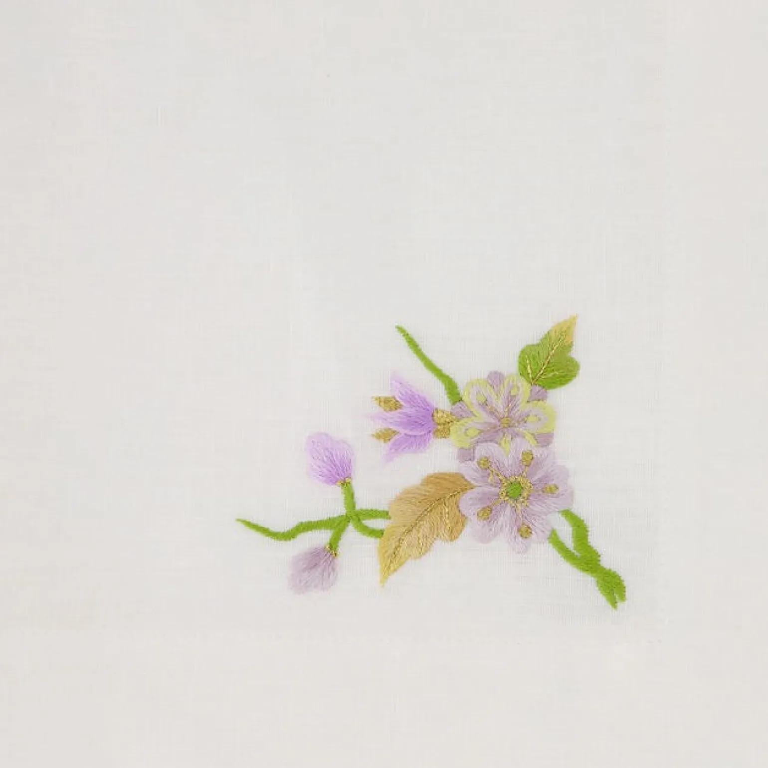 lilac_flower__butterfly_t_6.webp Lilac Flower & Butterfly Tea Napkin - Set of 2