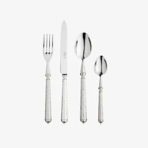Lin 4-Piece Silver Plated Cutlery Set