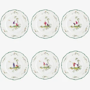 Longjiang Set of Six Dessert Plates
