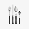 Majestic Ebony 4-Piece Cutlery Set