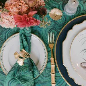 Malachite Linen Napkin